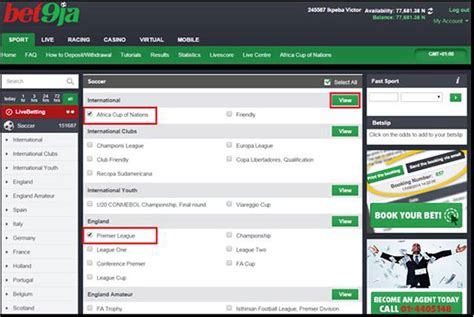 how to play live betting on bet9ja